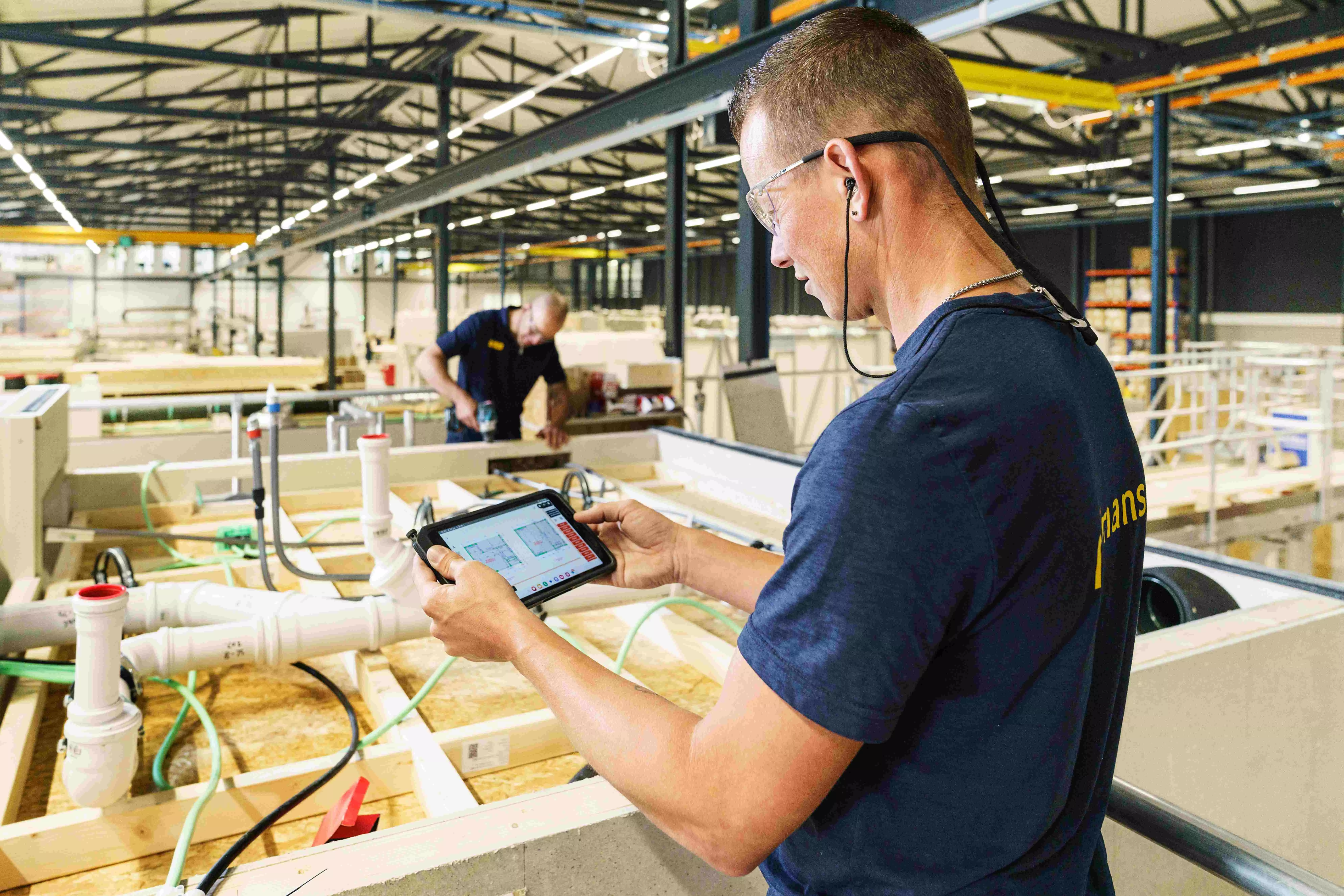 Houtskeletbouw fabriek