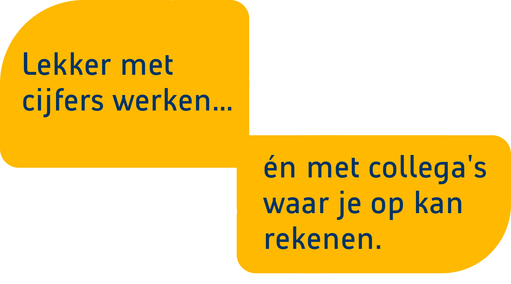 Werken met cijfers én fijne collega's